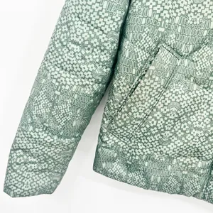 Patagonia Womens Geoharmony Outdoor Insulated Quilted Puffer Jacket Size S Green thumbnail 3