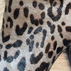 M&S Collection Womens Animal Print Ankle Boots Insolia Heels Tan Leather Size 3/ thumbnail 10