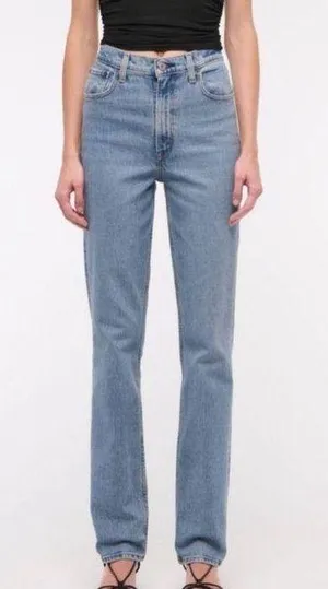Abercrombie 90s Straight Ultra High-Rise Jeans thumbnail 1