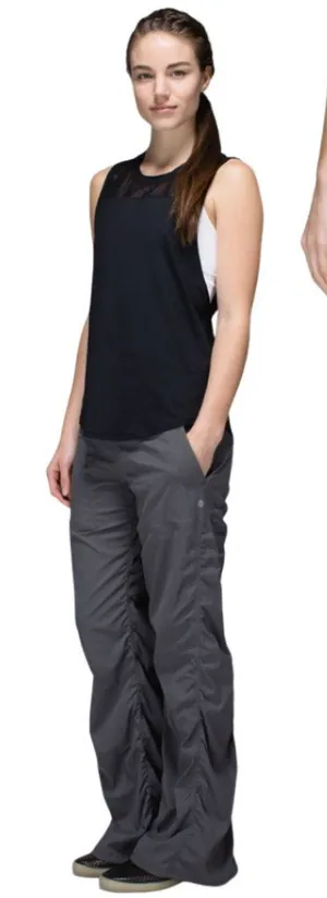 Y2K Lululemon Studio Pant Women's 4 Soot Light Gray Active Athletic Workout Gym thumbnail 1