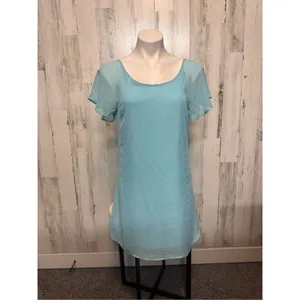 Charlotte Russe baby blue dress size medium thumbnail 2