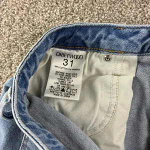 Driftwood Audrey Jeans Women 31 Light Wash Blue Slim Straight Denim Casual Faded thumbnail 10