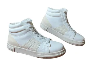 Altar'd State Cazzy Shoes Women's 7.5 White High Top Sneakers Comfort Streetwear thumbnail 1
