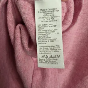J Crew Cotton-Wool Blend Teddie Sweater Pink Crewneck Knit Pullover Size Large thumbnail 7