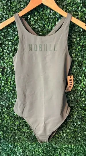NWT NOBULL Women’s One Piece Swimsuit - X-Small - Olive Green thumbnail 1