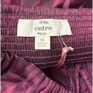 Entro Top Size Medium Grape Purple Iridescent Babydoll Dark Romantic Vamp Party thumbnail 5