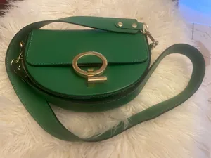 Green Borse In Pellle bag thumbnail 1