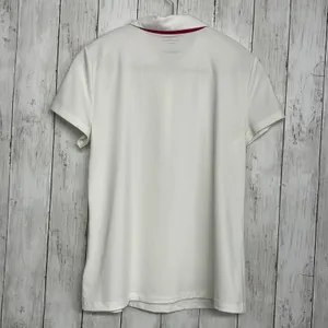 Tommy Bahama Active White Short Sleeve 1/4 Zip Golf Tennis Polo Shirt Large thumbnail 2