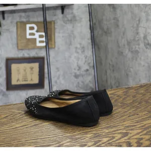 Style And Co. Womens Angelyn Rhinestone Flats 88527671 Black 5.5M thumbnail 2