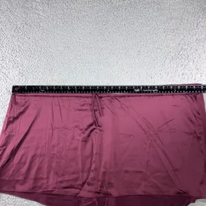 Old Navy Satin Pajama Shorts XXL Burgundy Lounge Drawstring Silky Sleepwear NWOT thumbnail 11
