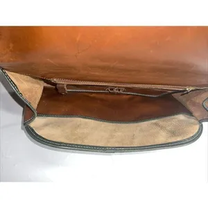 Vintage 90's Brahmin Crossbody Flap Top Purse Womens Tri Color‎ Leather Bag thumbnail 8