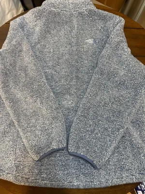 The North Face Jacket Womens XXXL Blue White High Pile Fleece Full Zip NFOOC782 thumbnail 6
