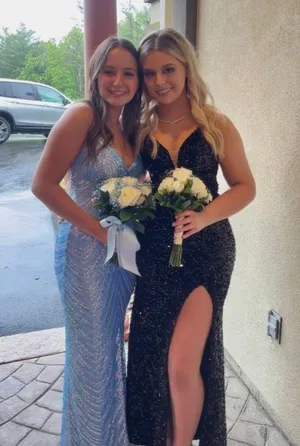 black prom dress Size 2 thumbnail 1