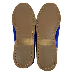 Sperry Top-Sider Womens Blue Woven Suede Boat Shoes Size 8.5 M thumbnail 9