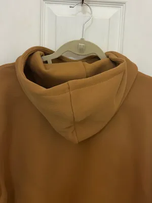 NWT!! Nike Sportswear Tech Fleece Oversized Hoodie in Flax with Black Details thumbnail 10