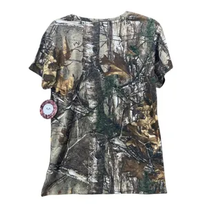 Realtree Womens Camo Shirt Large XTRA Womans Skinny Tee Hunting Outdoor Woodsman thumbnail 2