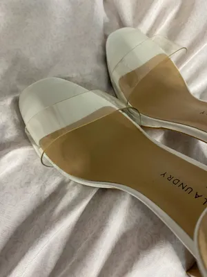Chinese Laundry white high heels  thumbnail 10