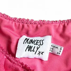 Princess Polly fuchsia lace crop tank top size 2 thumbnail 5