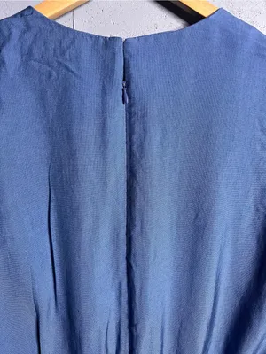 J.CREW Sleeveless Jumpsuit in Blue. SIZE 8 thumbnail 3