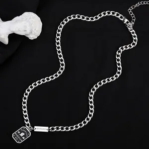Good Luck Pendant Necklace for Men Women Streetwear Unisex Hip Hop Style thumbnail 5