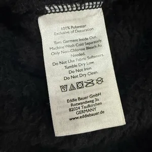 Eddie Bauer Black Fleece Jacket XL Cabincore thumbnail 4