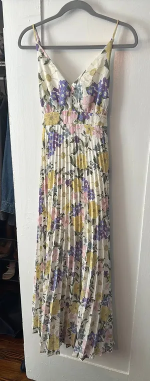 Jessica Simpson Dress Floral Maxi thumbnail 1