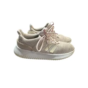 Women's Adidas Cloudfoam Athletic Shoes Beige White Size 8.5 thumbnail 4