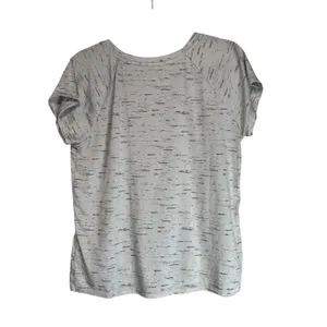 Cuddl‎ Duds Vacay Mode Graphic T-Shirt Gray Space Dye Surfboards V-Neck Medium thumbnail 5