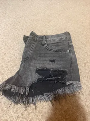 Free People Shorts Denim thumbnail 4