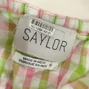 SAYLOR Lantana Dress size Small Pink and‎ Green Gingham Ruffle Mini thumbnail 7