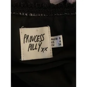 Princess Polly Women’s Black & Purple Floral Print Sleeveless Midi Dress Size 4 thumbnail 3