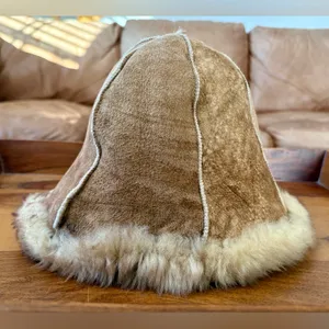 Shearling Buckskin Reversible Bucket Hat thumbnail 1