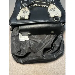 Steve Madden Crossbody Bag Womens Small Black Logo Strap Pouch Set Shoulder thumbnail 11