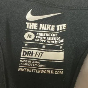 Nike‎ Dri-FIT Athletic Cut Racerback Tank Top Black Polka Dot Raindrop Medium thumbnail 6