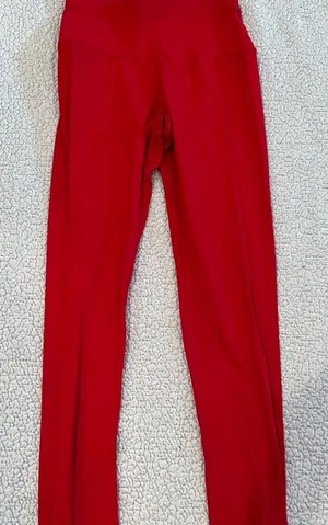 Amazon red leggings thumbnail 1