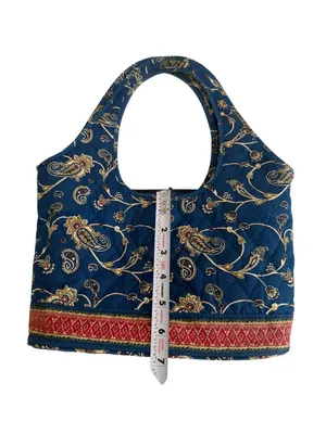 AMERICANA BY SHARIF Blue Floral Fabric Bucket Bag thumbnail 8