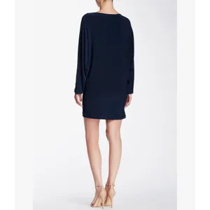 🆕 Von Ronen New York Dolman Sleeve Fitted Mini Dress in Navy thumbnail 2