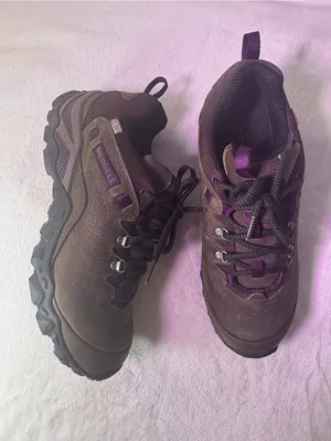 Merrell Brown with Purple Accent Women's Trail Shoe thumbnail 5