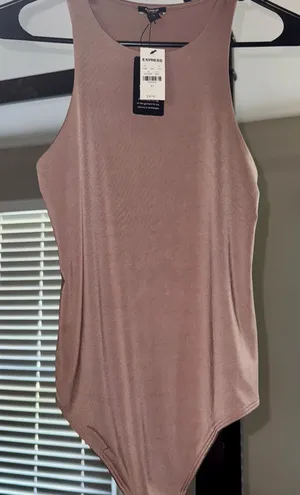 Express Dusty Pink Sleeveless Bodysuit thumbnail 1