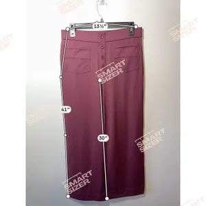 NWOT HALARA Daystretch High Waisted Pocket Straight Lwg Work Paints In Purple L thumbnail 10