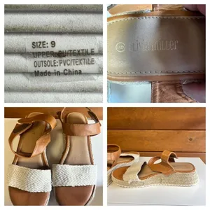 Olivia Miller Sunrise Sunday Sandals Natural color Sz 9 NWOT thumbnail 5