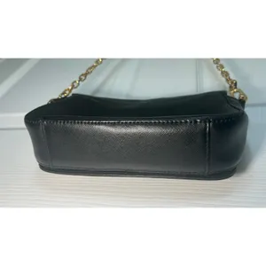 Tory Burch Robinson Black Saffiano‎ Leather Chain Flap Crossbody Shoulder Bag thumbnail 7