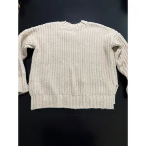 OFFLINE by‎ Aerie Women Cream Shaker Stitch Thumbhole Pullover Sweater Medium thumbnail 5