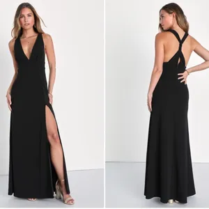 LULU's Prom Wedding Special Event Modern Chic Sexy Mermaid Maxi Dress thumbnail 2