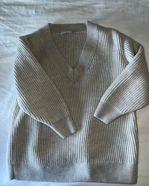 Babaton Gray Wool Sweater thumbnail 1