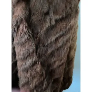 Vtg 50s 60s Rabbit Fur Cape L Old Hollywood Quiet Luxury Mob Wife Elegant Regal thumbnail 5