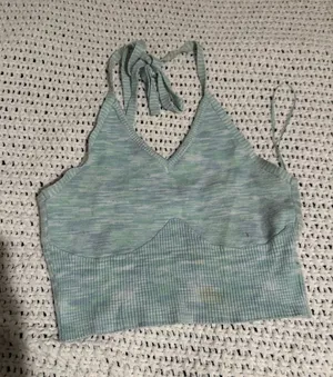 PacSun Blue halter top knit thumbnail 1