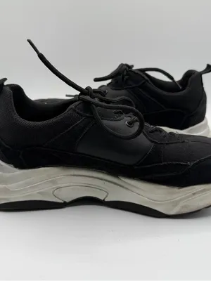 Topshop Ciara Chunky Dad Sneakers Black EU 41 Made Italy Y2K Platform thumbnail 5