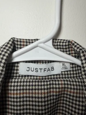 JustFab Plaid Blazer thumbnail 2
