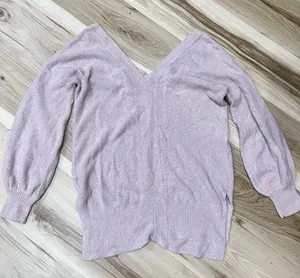 Yes Lola Pink Off The Shoulder Sweater Women’s Small thumbnail 1